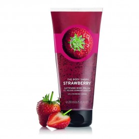 The body shop Strawberry 200ml body scrub - Pink ексфолианти,the,body,shop,strawberry,200ml,body,scrub,pink