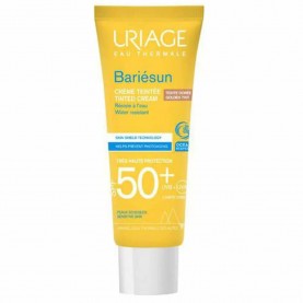 козметика,за,защита,от,слънце,uriage,bariesun,teinte,spf50,dore,sunscreen,yellow