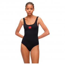 дамски,бодита,hugo,red,label,body,black,(black)