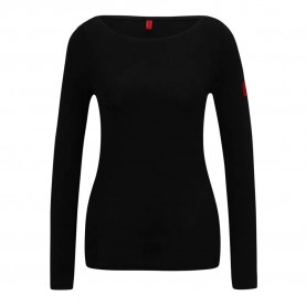 тениска,дамски,тениски,hugo,thermal,long,sleeve,t,shirt,black