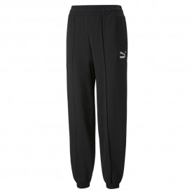панталони,дамски,панталони,puma,classics,pants,black