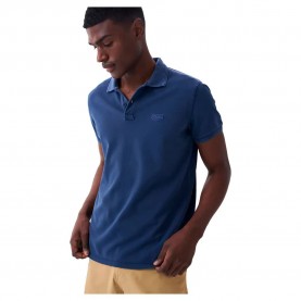 дънки,мъжки,блузи,с,яка,salsa,jeans,premium,wash,short,sleeve,polo,blue