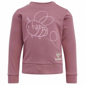 блуза,детски,блузи,hummel,free,sweatshirt,pink,(heather,rose)