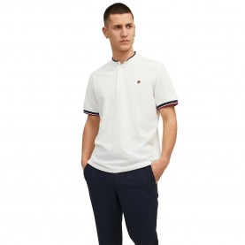 мъжки,блузи,с,яка,jack,&,jones,bluwin,mao,short,sleeve,polo,white,(cloud,dancer)