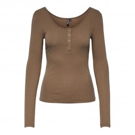 тениска,дамски,тениски,pieces,kitte,long,sleeve,t,shirt,green,(fossil)
