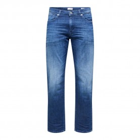 дънки,мъжки,панталони,selected,straight,scott,jeans,blue
