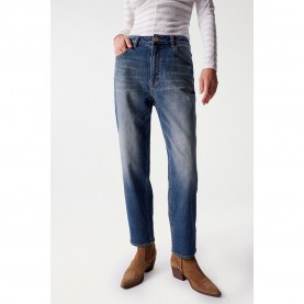 дънки,дамски,панталони,salsa,jeans,boyfriend,cropped,jeans,blue