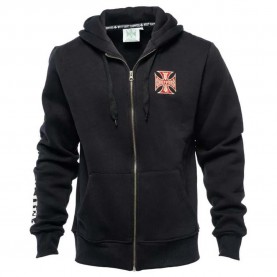 Блуза West coast choppers El Diablo full zip sweatshirt - Black (Black) блуза,мъжки,пуловери,west,coast,choppers,el,diablo,full,zip,sweatshirt,black,(black)