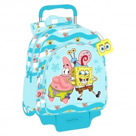 раница,раници,safta,bob,esponja,stay,positive,wheeled,backpack,multicolor,(blue)