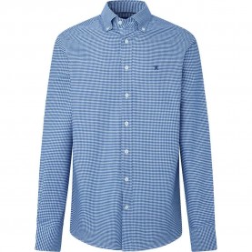 риза,с,дълъг,ръкав,мъжки,ризи,hackett,essential,gingham,oxford,long,sleeve,shirt,blue