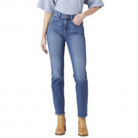 дънки,дамски,панталони,wrangler,straight,jeans,blue