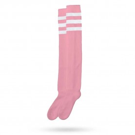 чорапи,дамски,чорапи,american,socks,bubblegum,cotton,ultra,high,socks,pink,white,(pink)