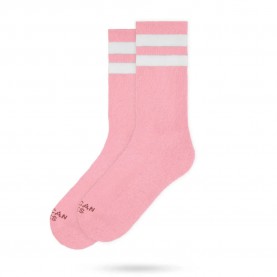 чорапи,дамски,чорапи,american,socks,bubblegum,cotton,half,long,socks,pink,(pink,white)