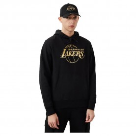 суичър,мъжки,пуловери,new,era,los,angeles,lakers,nba,foil,print,hoodie,black