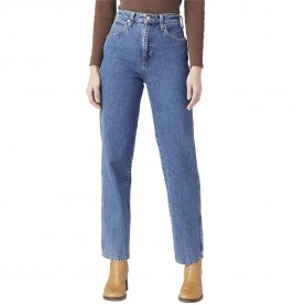 дънки,дамски,панталони,wrangler,mom,straight,jeans,blue