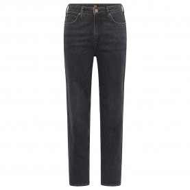 панталони,дамски,панталони,lee,stella,tapered,pants,black