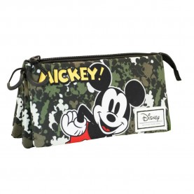 канцеларски,принадлежности,karactermania,triple,pocket,surprise,mickey,mouse,disney,pencil,case,green,black,(green)