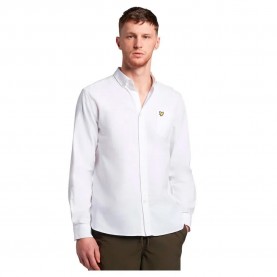 риза,с,дълъг,ръкав,мъжки,ризи,lyle,&,scott,oxford,long,sleeve,shirt,white
