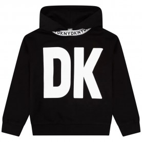 Суичър DKNY D25E03 hoodie - Black (Black) суичър,детски,блузи,dkny,d25e03,hoodie,black,(black)