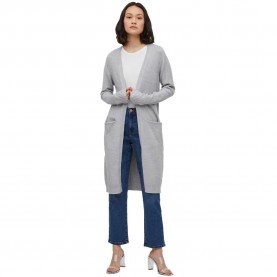 жилетка,дамски,пуловери,дамски,плетени,дрехи,vila,ril,cardigan,light,grey,melange,(grey)