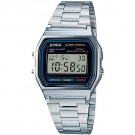 часовник,часовници,casio,a158wa,1c,watch,silver,(silver,grey,silver,grey)
