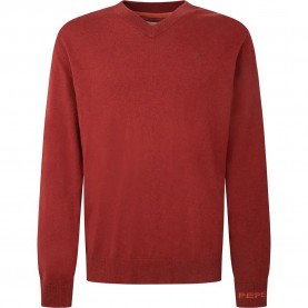 блуза,мъжки,пуловери,pepe,jeans,andre,v,neck,sweater,red