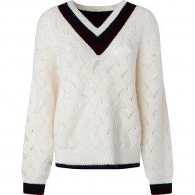 блуза,дамски,пуловери,дамски,плетени,дрехи,pepe,jeans,bellamy,sweater,white