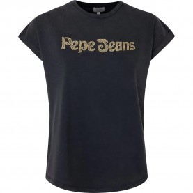 тениска,дамски,тениски,pepe,jeans,carli,short,sleeve,t,shirt,black,(washed,black)
