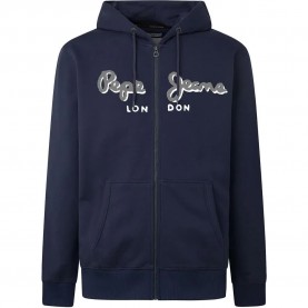 блуза,мъжки,пуловери,pepe,jeans,lamont,full,zip,sweatshirt,blue,(dulwich)