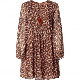 рокля,дамски,поли,и,рокли,pepe,jeans,liber,long,sleeve,short,dress,red