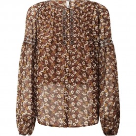 дамски,блузи,дамски,ризи,pepe,jeans,neva,long,sleeve,blouse,brown