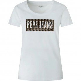 тениска,дамски,тениски,pepe,jeans,susan,short,sleeve,t,shirt,white