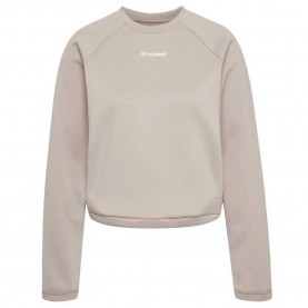 блуза,дамски,блузи,hummel,kalu,short,sweatshirt,chateau,gray,(beige)
