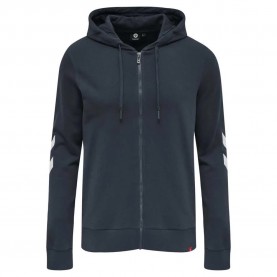 блуза,дамски,блузи,hummel,legacy,full,zip,sweatshirt,blue,nights,(blue)