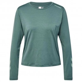 тениска,дамски,тениски,hummel,taylor,long,sleeve,t,shirt,green,(north,atlantic)