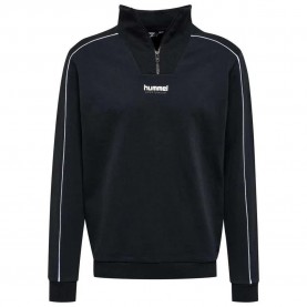 блуза,дамски,блузи,hummel,wesley,half,zip,sweatshirt,black,(black)
