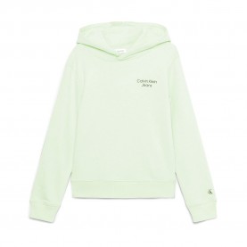 суичър,детски,блузи,calvin,klein,jeans,stack,logo,hoodie,green