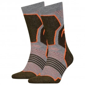 чорапи,мъжки,чорапи,head,701219910,crew,socks,2,pairs,grey,(forest)