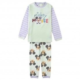 бебешка,пижама,детски,пижами,disney,mickey,baby,long,sleeve,pyjama,green,(pink)
