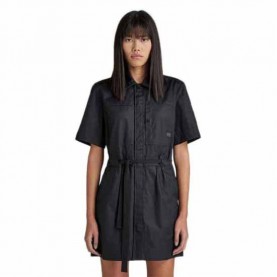 рокля,дамски,поли,и,рокли,g,star,army,short,sleeve,short,dress,black