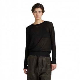 блуза,дамски,пуловери,дамски,плетени,дрехи,g,star,core,crew,neck,sweater,black
