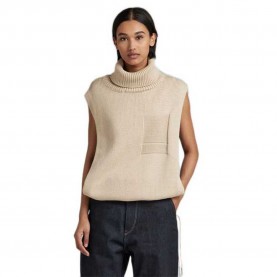 блуза,дамски,пуловери,дамски,плетени,дрехи,g,star,open,side,turtle,neck,sweater,beige