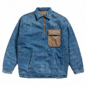 G-Star Shanorak Denim overshirt - Blue (Vintage Army Extreme) мъжки,якета,g,star,shanorak,denim,overshirt,blue,(vintage,army,extreme)