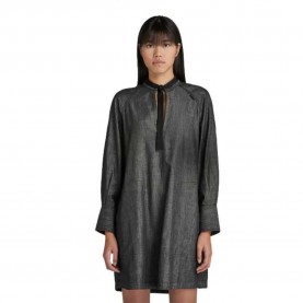 Туника G-Star Tunic long sleeve short dress - Grey (Jet Black) туника,дамски,поли,и,рокли,g,star,tunic,long,sleeve,short,dress,grey,(jet,black)