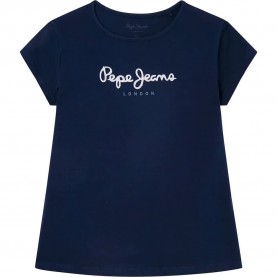 тениска,детски,тениски,pepe,jeans,hana,glitter,short,sleeve,t,shirt,dulwich,(blue)