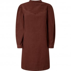 рокля,дамски,поли,и,рокли,pepe,jeans,lorena,long,sleeve,dress,brown