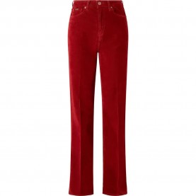 панталони,дамски,панталони,pepe,jeans,willa,cord,high,waist,pants,burnt,red,(red)