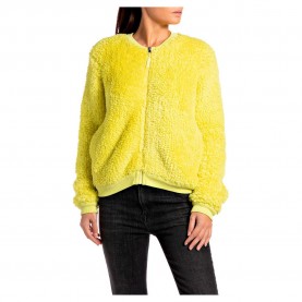 блуза,дамски,блузи,replay,w3710,.000.84476,full,zip,sweatshirt,yellow