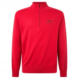 блуза,мъжки,пуловери,hackett,amr,half,zip,sweater,red,(red,sin)