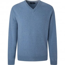 блуза,мъжки,пуловери,hackett,lambswool,v,neck,sweater,blue,(horizon,blue)